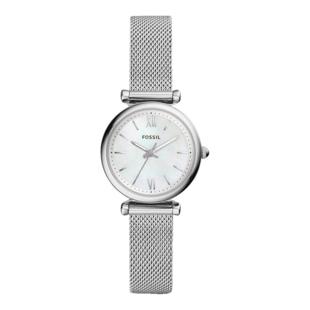 Fossil Carlie 28mm Quartz/3 Hand Silver 