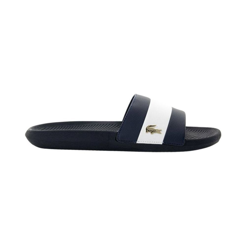Men's Croco Metallic Synthetic Slides 