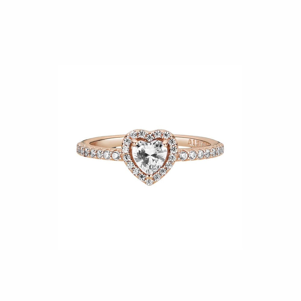 Sparkling Elevated Heart Ring PANDORA 