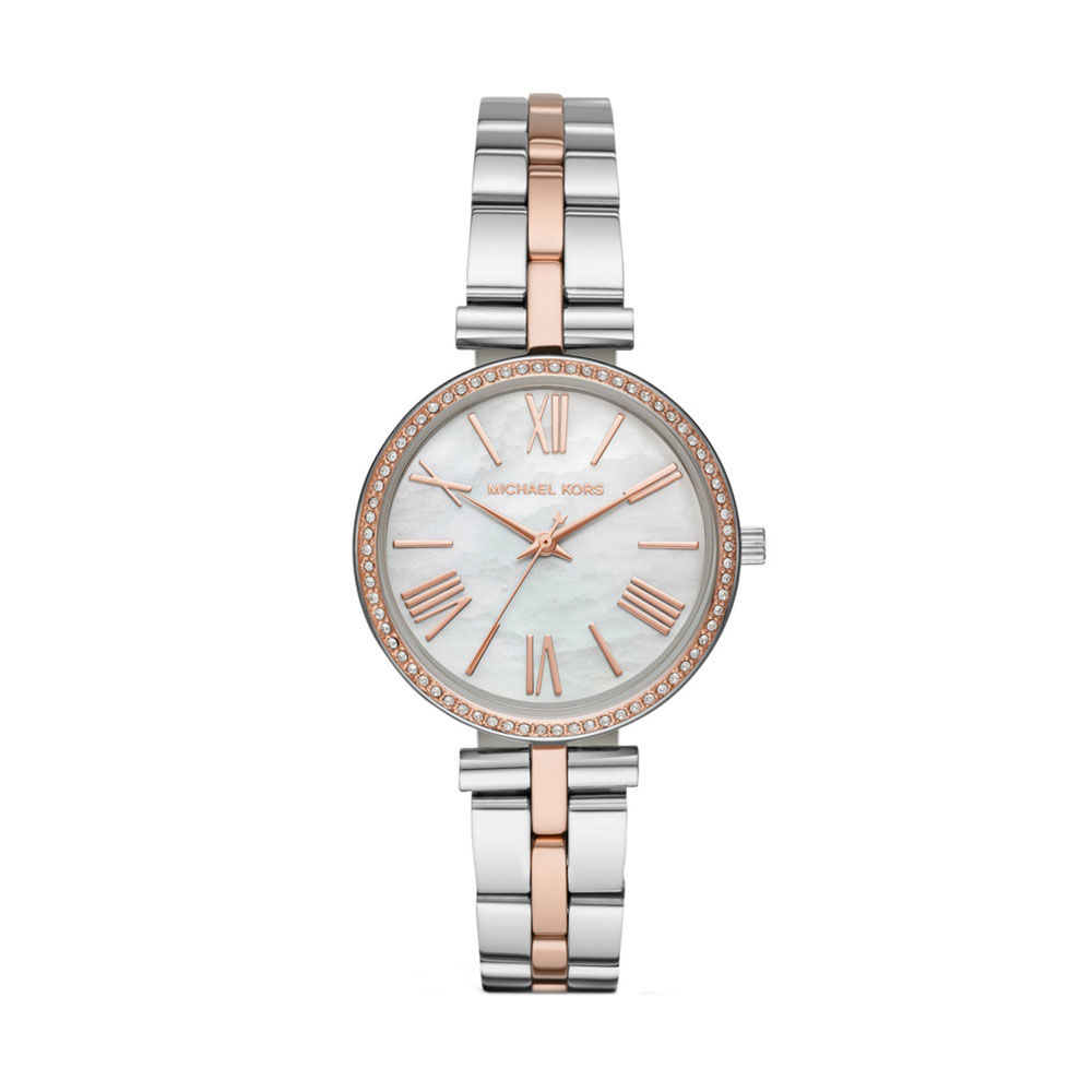 michael kors maci two tone watch