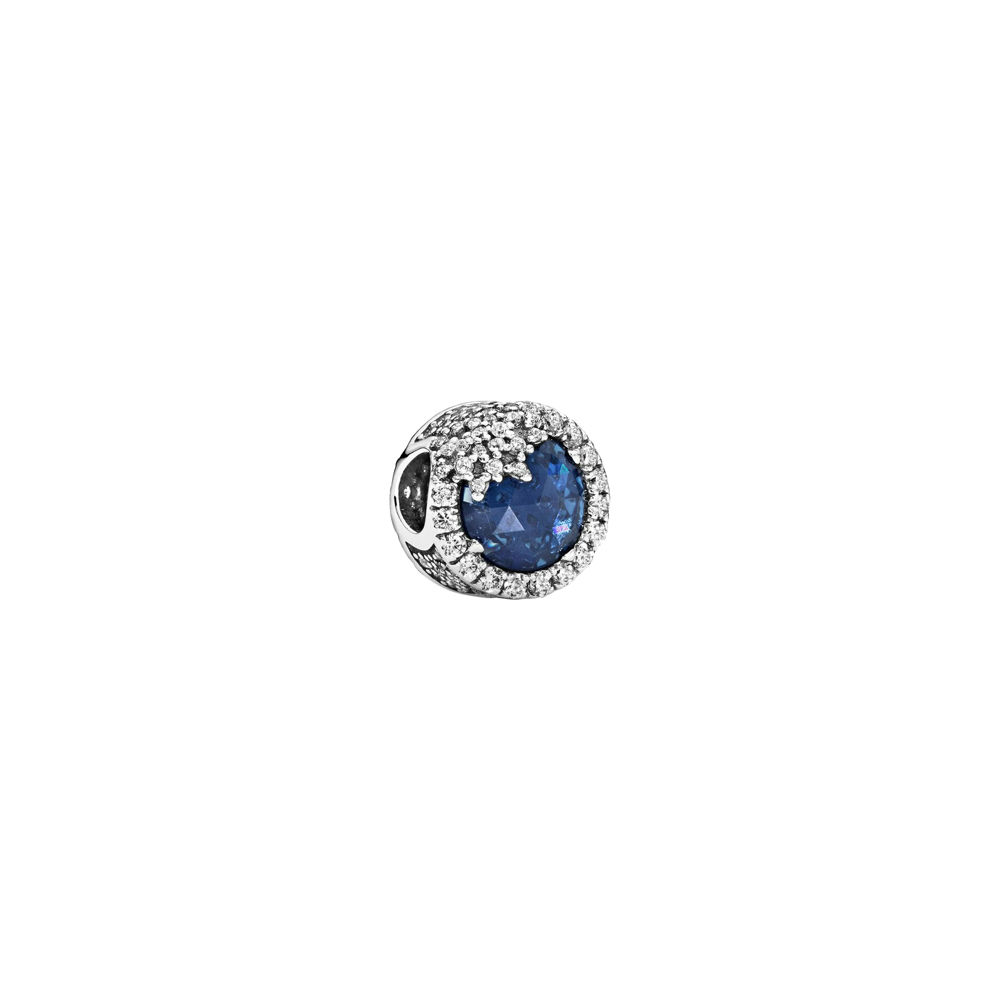 Blue Dazzling Snowflake Charm PANDORA パンドラ サイパン｜DFS｜T