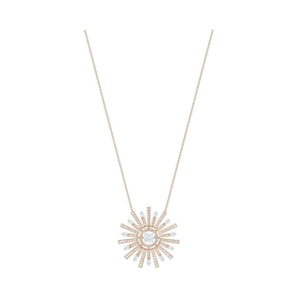 Sunshine Necklace, White, Rose-gold 