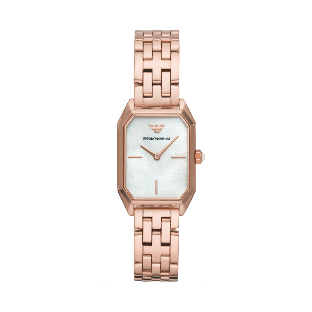 Women's Two-Hand Rose Gold-Tone Stainless Steel Watch Emporio Armani Watches  & Jewelry Hong Kong (China) | DFS | T Galleria