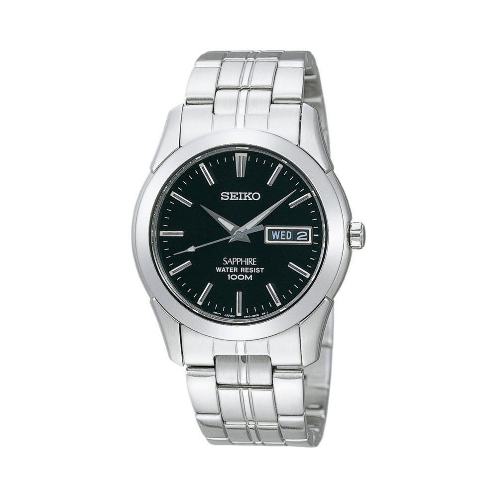 Total 41+ imagen seiko quartz water resistant stainless steel ...