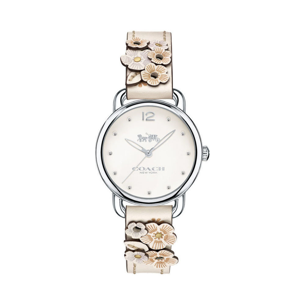 coach delancey floral watch