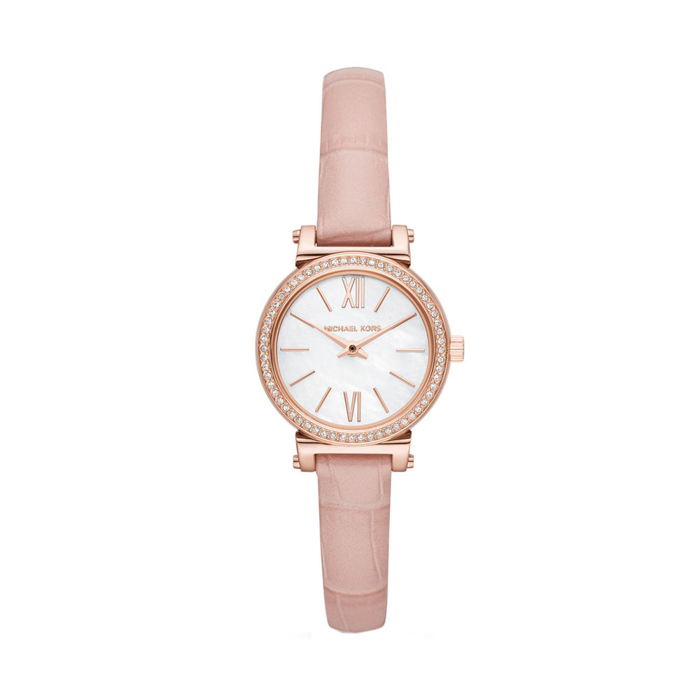 Sofie Rose Gold-Tone and Blush Leather 