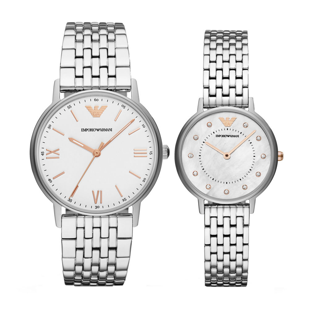 Men's and Women's Dress Watch Set Emporio Armani Okinawa | DFS | T Galleria