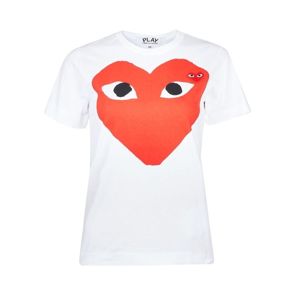 Big Heart Print Tee Shirt Comme des 