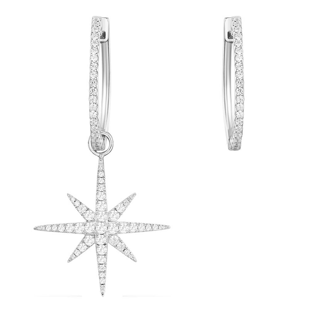 Asymmetric Meteorites Earring And It Hoop APM MONACO