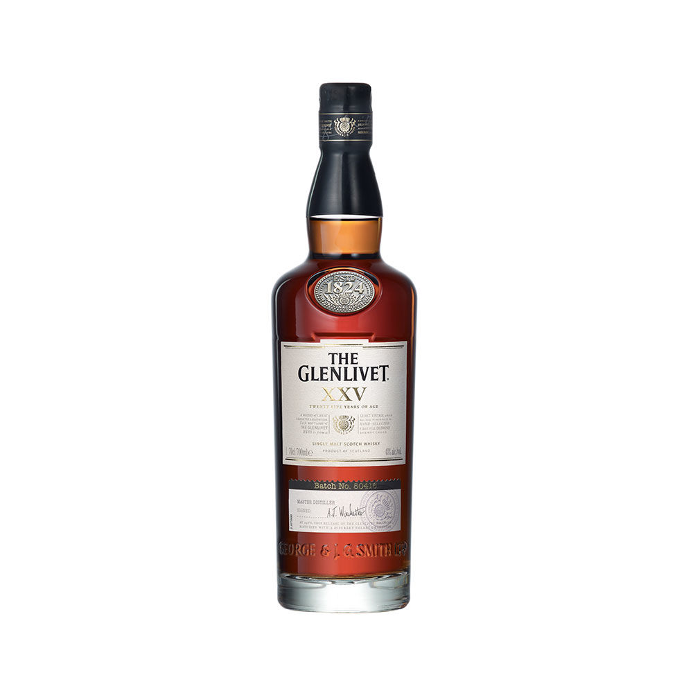 The Glenlivet Single Malt Scotch Whisky Scotland 25YO 0.7L