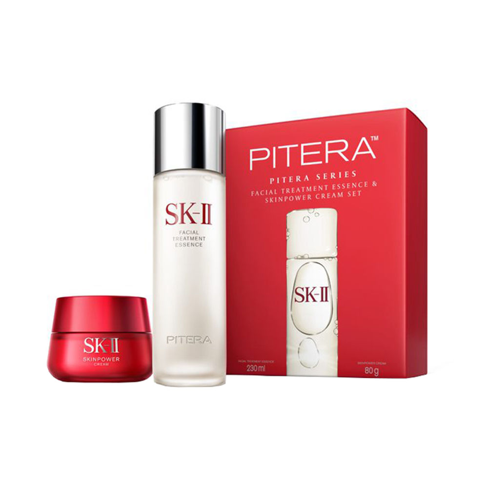 Facial Treatment Essence & Skinpower Cream Set