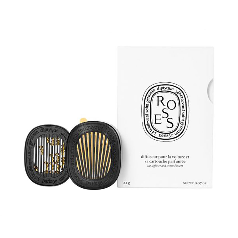 Pre-Composed Set of One Car Diffuser & One Roses Insert
