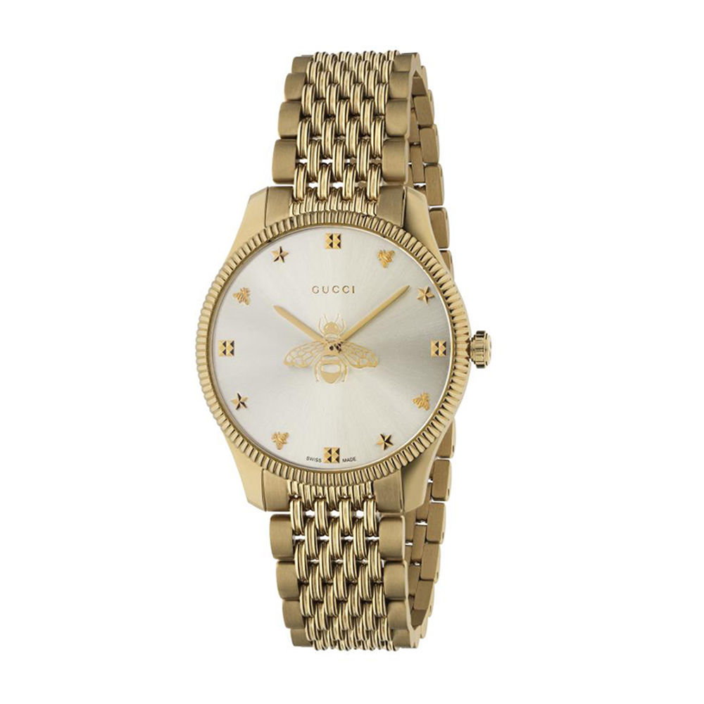 Gucci watch gold bracelet Clearance