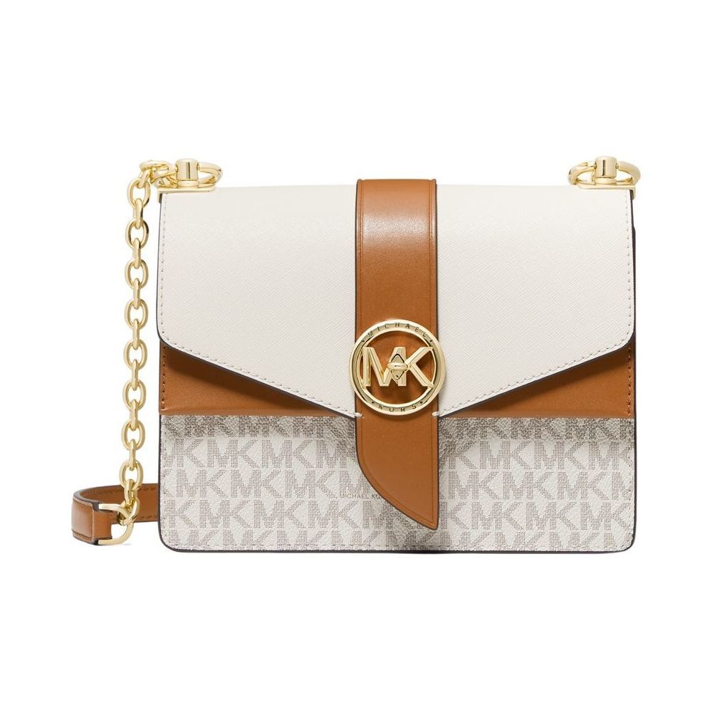 Greenwich Small Color-Block Logo and Saffiano Leather Crossbody Bag Michael  Kors Hong Kong SAR, DFS