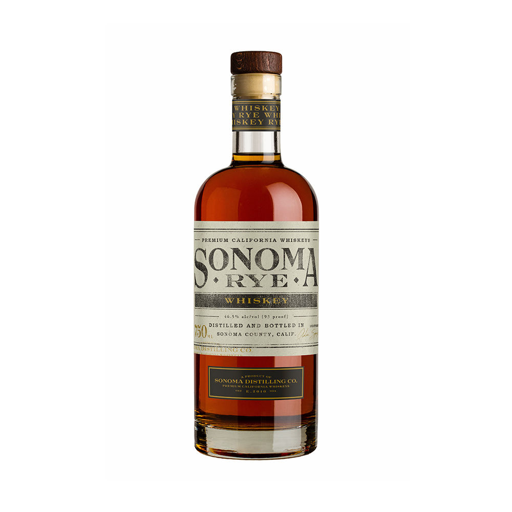 Sonoma Distilling Straight Rye Whiskey 0.75L