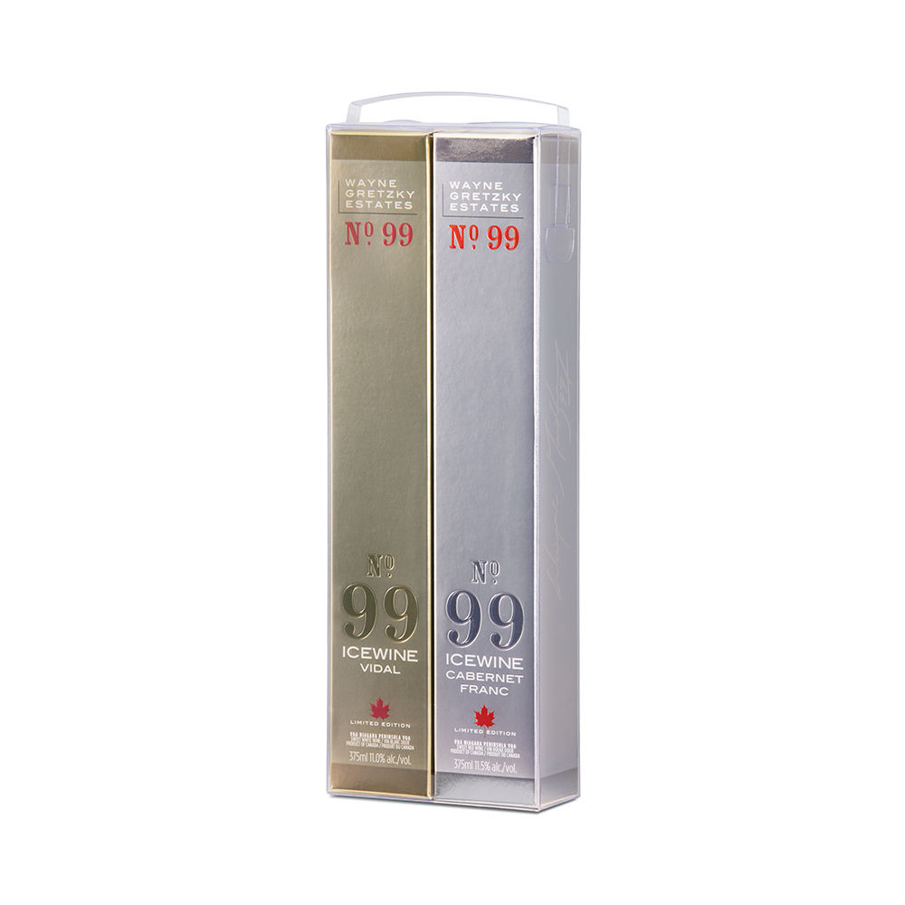 Wayne Gretzky Vidal Icewine 2018 0.375L and Wayne Gretzky Cabernet Franc Icewine 2017 0.375L