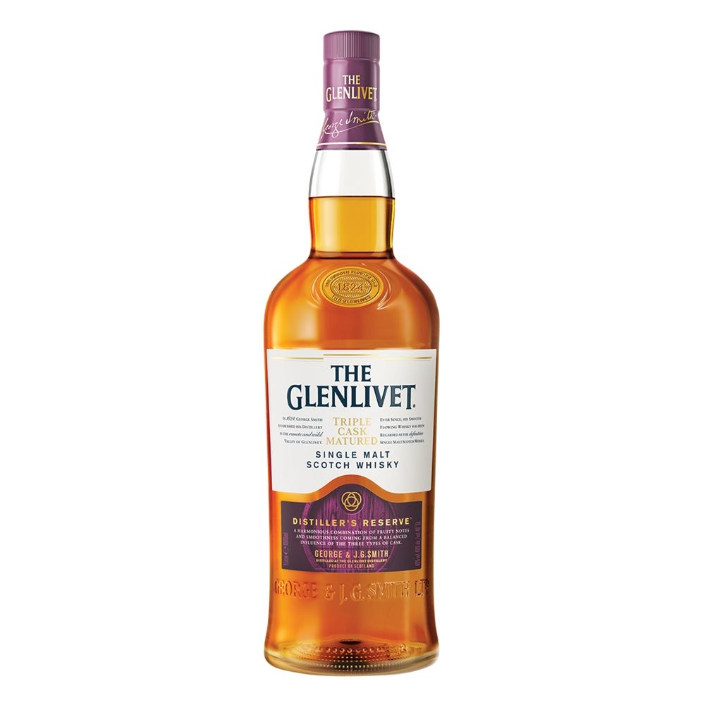 The Glenlivet Single Malt Scotch Whisky Scotland Triple Cask Matured Distiller's Reserve 1L