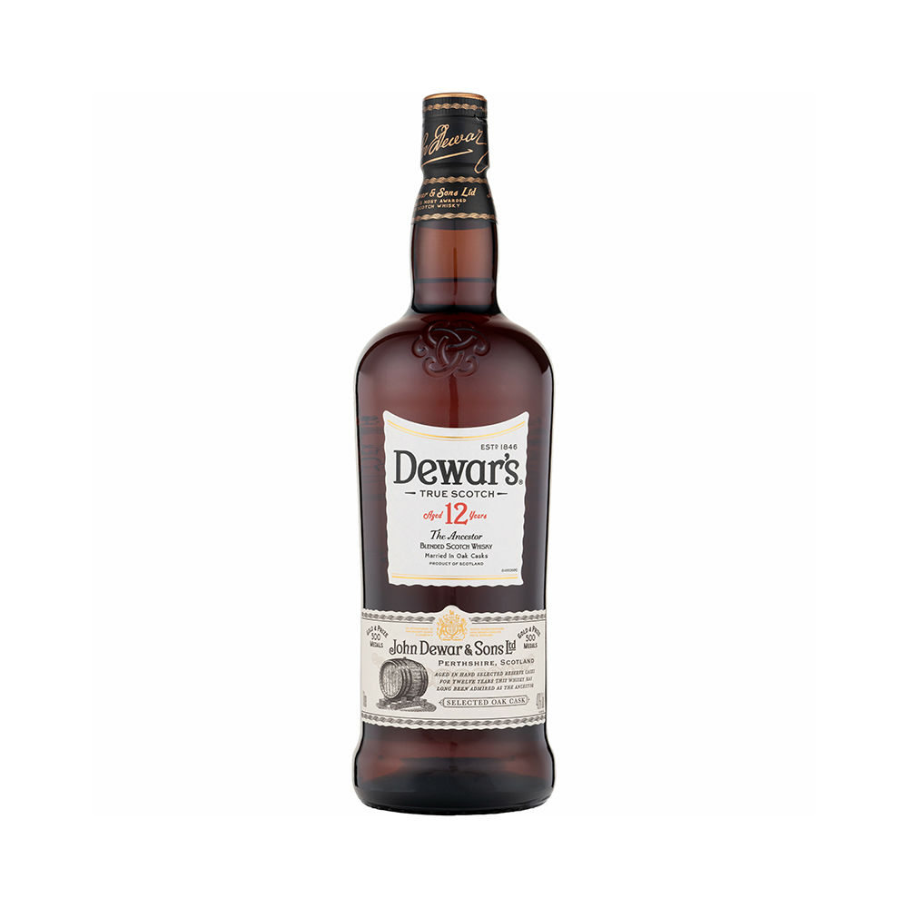 Dewar's® 12 Year Old Blended Scotch Whisky 1L