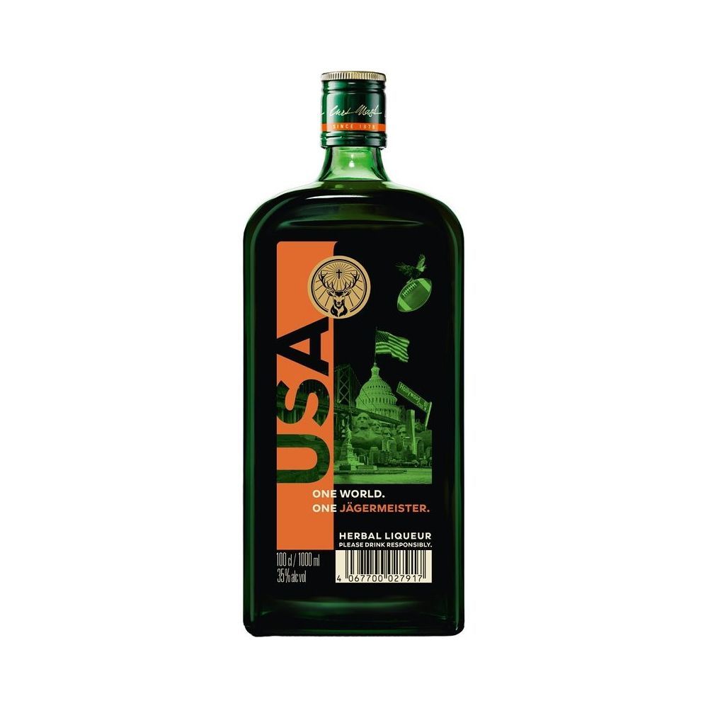 Jägermeister Herbal Liqueur 35% USA Edition 1L Jägermeister