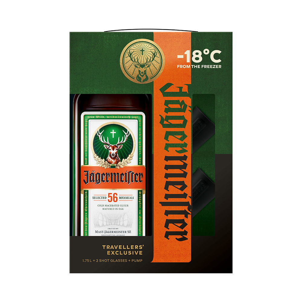Jägermeister Herbal Liqueur 35% 1.75L Partypack