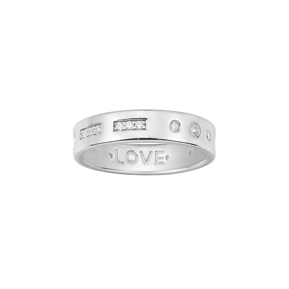 LOVE Morse Code Ring APM MONACO Saipan DFS T Galleria