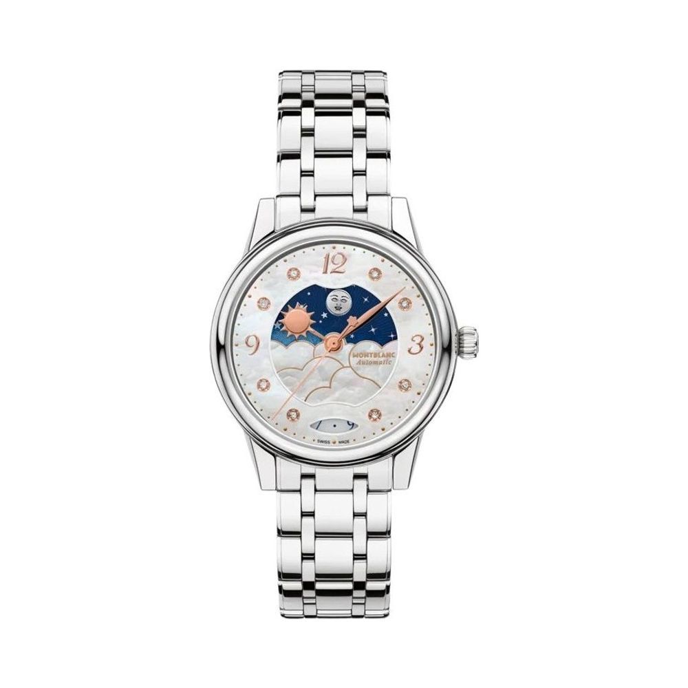 Montblanc モンブラン ブルー サファイア ステンレススチール バングル