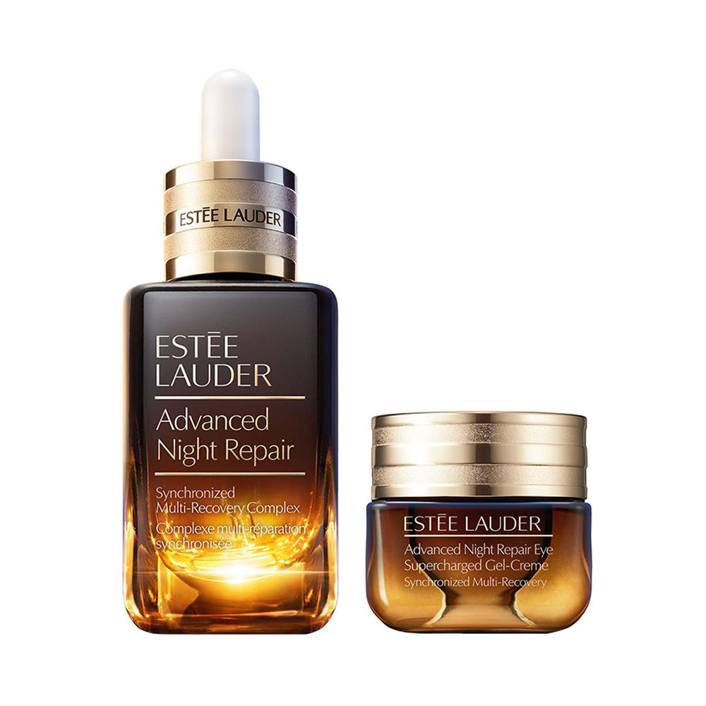 Advanced Night Repair Face Serum and Eye Supercharged Gel-Creme Set