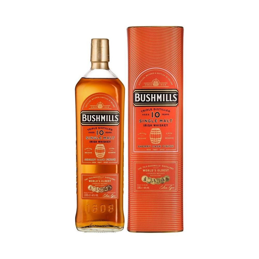 Bushmills 10Year Old Sherry Cask Finish 1L