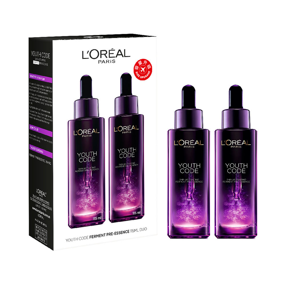 黑精华年轻密语新修护精华露双支装L'OREAL 欧莱雅| DFS 澳门特别行政区