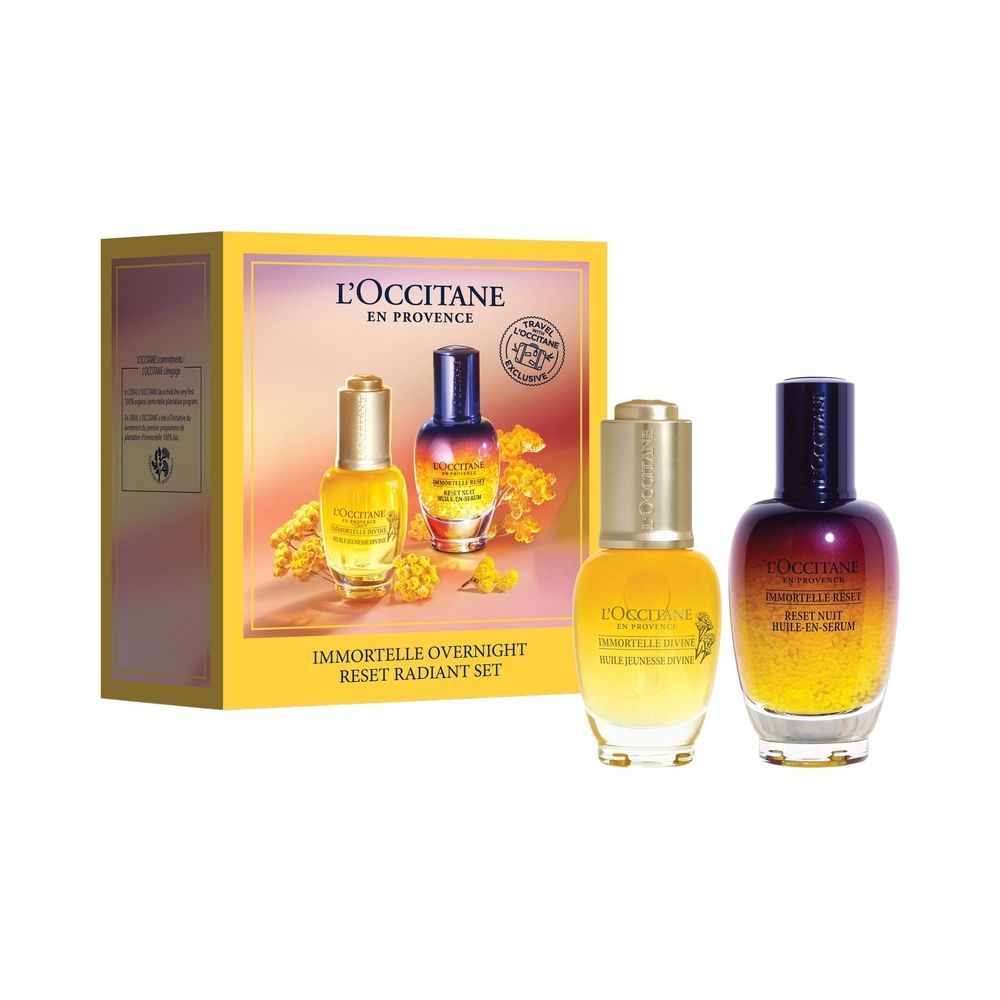 Immortelle Overnight Reset Radiant Set L'Occitane en