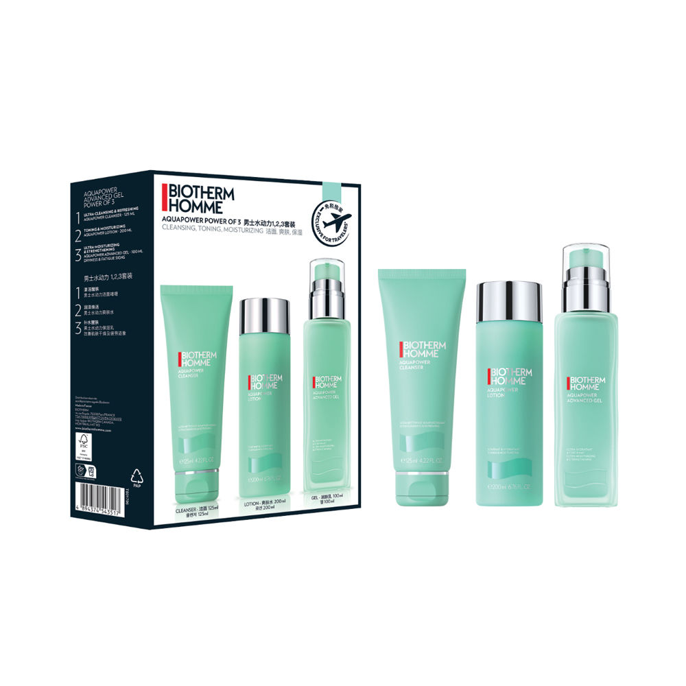 新品未使用　BIOTHERM HOMM ビオテルムオム メンズスキンケアセット オム アクアパワー 3種セット Biotherm ビオテルム | DFS グアム
