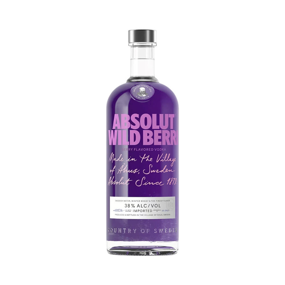 Absolut Wild Berri Flavored Vodka 1L