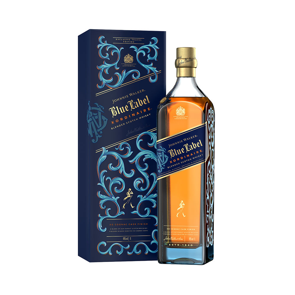 箱付き☆ジョニーウォーカー　ブルーラベルXORDINAIRE Johnnie Walker Xordinaire Travel Retail Exclusive 1L Johnnie
