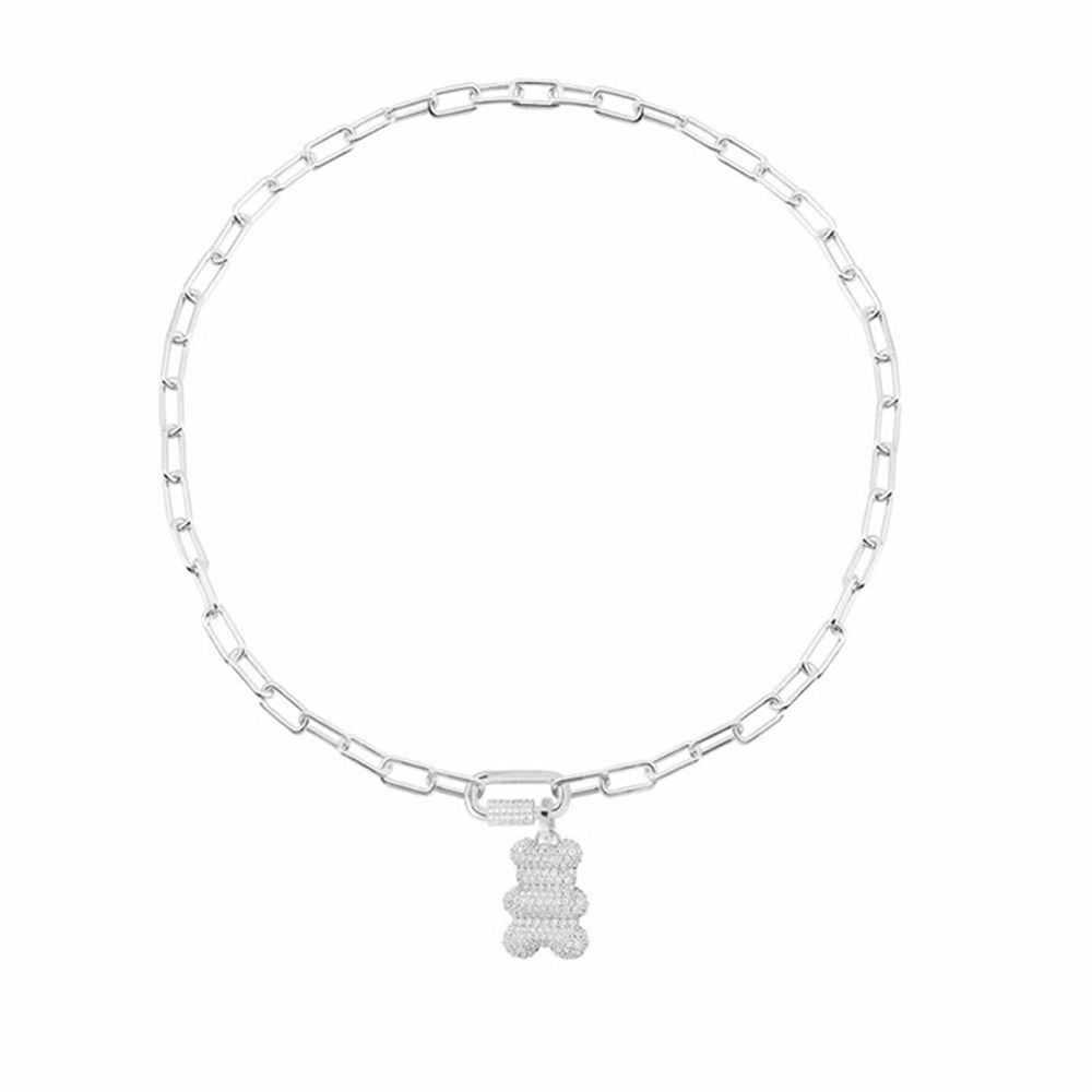 Snow Yummy Bear Clippable Chain Necklace APM MONACO Hong Kong