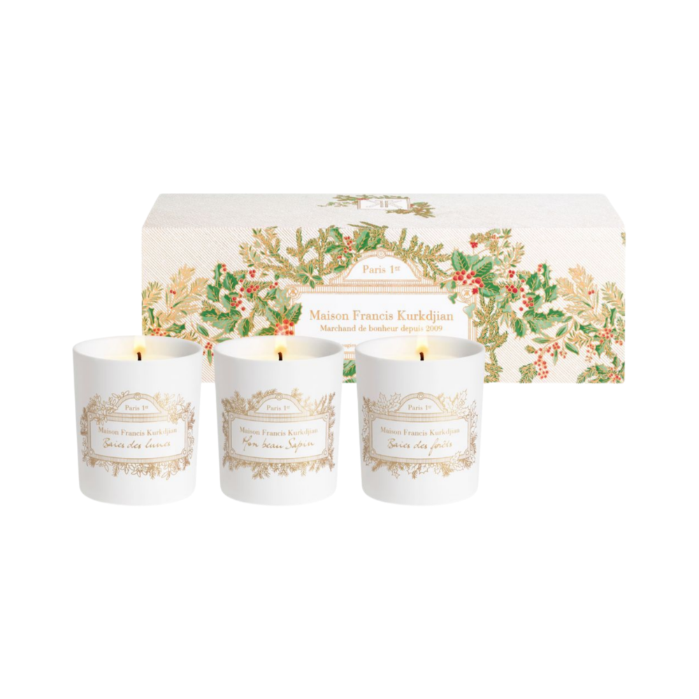 Trio of Scented Candles